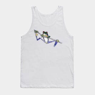 Tropical Frog on a Stick Tank Top